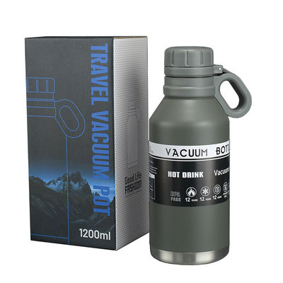 Verkoop 1200ml 1.2L Vacuüm Flask Roestvrij staal Geïsoleerde waterfles Perfect voor iedereen