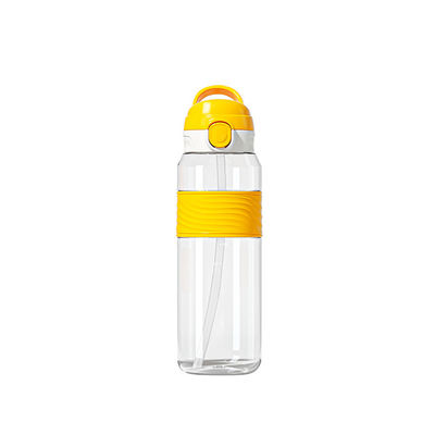 NP1080SA1 Custom Logo Printed Kids Kawaii Sublimatie Bpa Gratis Duidelijke Sportwaterflessen met stro