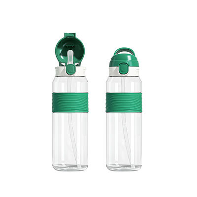 NP1080SA1 Custom Logo Printed Kids Kawaii Sublimatie Bpa Gratis Duidelijke Sportwaterflessen met stro