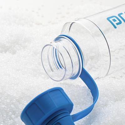 Unisex toepasbaar 1000 ml BPA vrij heldere plastic waterfles geschikt voor kokend water