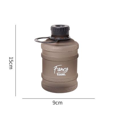 650 ml mini emmervormige plastic waterfles voor kamperen