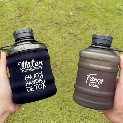 Camp Essential Thermal Isolation Mini Bucket Shape Plastic Waterfles voor kinderen