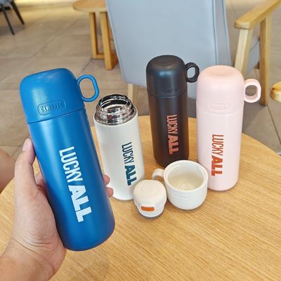 500 ml sportfles met deksel ideaal voor het houden van het drinken warm koud 12-24 uur roestvrij staal