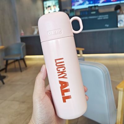 500 ml sportfles met deksel ideaal voor het houden van het drinken warm koud 12-24 uur roestvrij staal