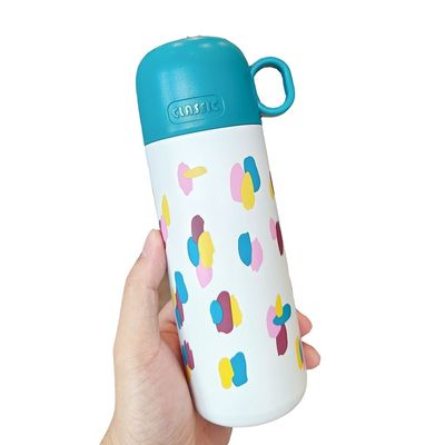 500 ml geïsoleerde thermosbeker van roestvrij staal met aangepast patroon en logo