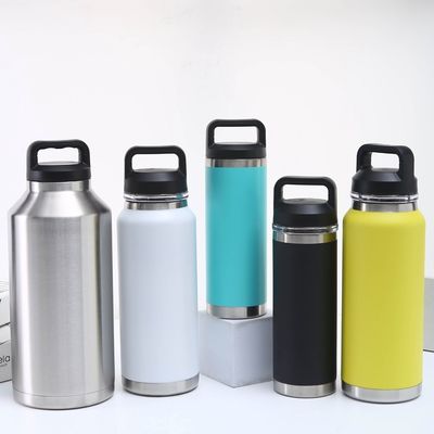 18 oz 26 oz 36 oz Custom Printed Logo Roestvrijstalen waterfles met dekselmonster