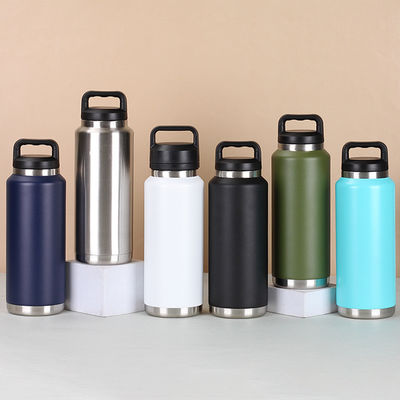 18 oz 26 oz 36 oz Custom Printed Logo Roestvrijstalen waterfles met dekselmonster
