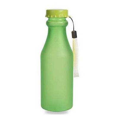 OEM Acceptabele Draagbare Plastic Frosted verzegelde waterfles met touw voor sporten