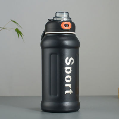 Draagbare Fitness Roestvrij Thermos Flask Waterfles Met Stroom Voor Camping Gelegenheid