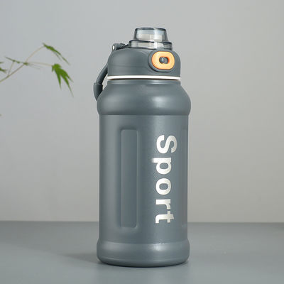 Draagbare Fitness Roestvrij Thermos Flask Waterfles Met Stroom Voor Camping Gelegenheid
