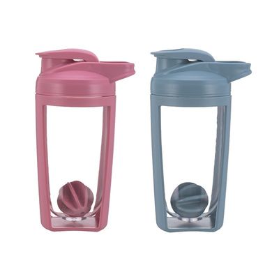 Uitgerust met een anti-corrosiecoating 650ml Gym Shaker fles voor plastic fitness waterfles