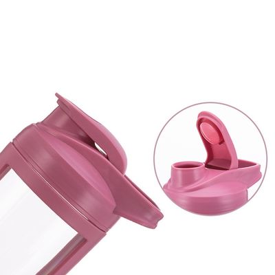 Uitgerust met een anti-corrosiecoating 650ml Gym Shaker fles voor plastic fitness waterfles