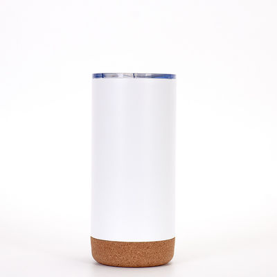 0.5kg Wit Zwart Dubbelwand Vacuum Geïsoleerde Roestvrijstalen Koffiekop Met Deksel