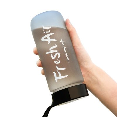 Voorraad 600 ml draagbare waterfles voor reizen en sportlekkenbestendige vormgeving