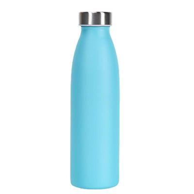 500 ml roestvrij staal dubbelwandige vacuümgeïsoleerde sportfles met opvouwbaar handvat