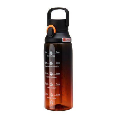 Doorzichtige kleurenketel 750 ml capaciteit Snap Cap Sportfles met handvat
