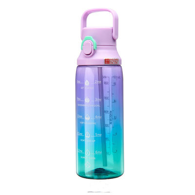 Doorzichtige kleurenketel 750 ml capaciteit Snap Cap Sportfles met handvat