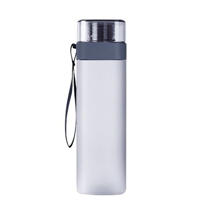 Gym Grote capaciteit PC Sportbeker Draagbare BPA-vrije vierkantvormige bevroren plastic fles water