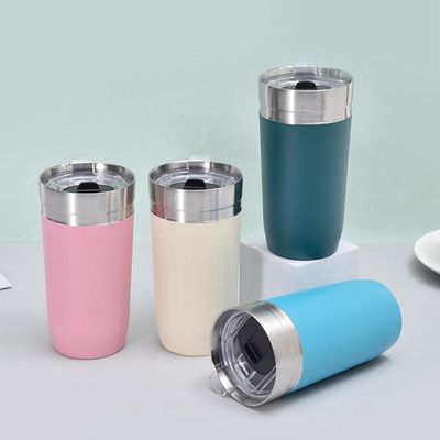 16 oz roestvrijstalen koffiebeker met deksel Hou je koffie op de perfecte temperatuur