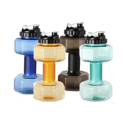 2.2L Fitness Dumbbell Cup Creatieve sport fles Persoonlijkheid en van toepassing op volwassenen