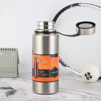 1500 ml geïsoleerde dubbele wand tumbler grote capaciteit draagbare vacuümfles met handvat