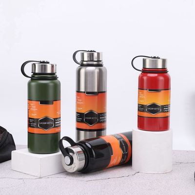 1500 ml geïsoleerde dubbele wand tumbler grote capaciteit draagbare vacuümfles met handvat