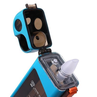 Thermische isolatie Geen Draagbaar 350 ml Bpa vrij Plastic Vierkante waterfles met handtouw