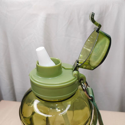 Gepersonaliseerd logo Acceptabel 1.1 Gallon Tritan waterfles met tijdmarker en 249.7g