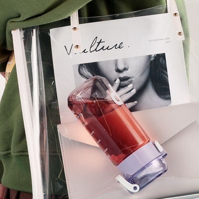 Outdoor Sport Travel waterfles met touch schaal lijn en handgreep gemaakt van Tritan