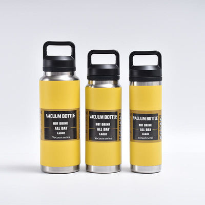 Gepersonaliseerd logo 600ml 800ml Draagbaar roestvrij staal vacuüm geïsoleerde waterfles voor kinderen gymfles