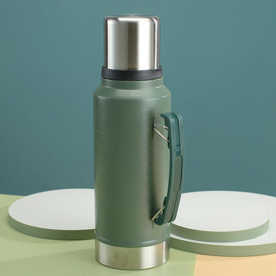 Lekvrije klassieke waterfles voor buitenactiviteiten 1400 ml roestvrijstalen thermos