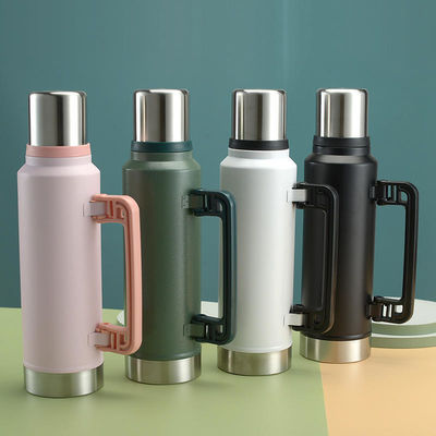 Lekvrije klassieke waterfles voor buitenactiviteiten 1400 ml roestvrijstalen thermos