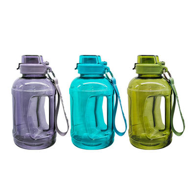 1200 ml Bpa Gratis Grote Mond Gym Motiverende Plastic Waterfles Voor Uw Keuken