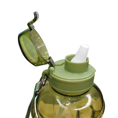 1200 ml Bpa Gratis Grote Mond Gym Motiverende Plastic Waterfles Voor Uw Keuken