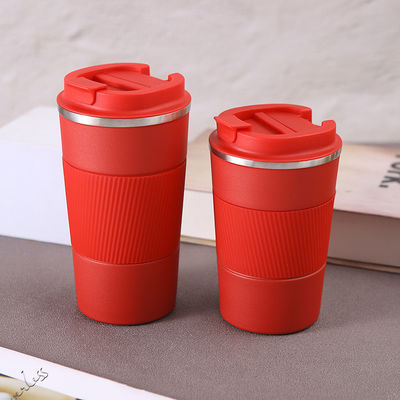 Roestvrij staal waterbeker met schroefdeksel 380ml 510ml Custom Logo Wide Mouth Coffee Mug