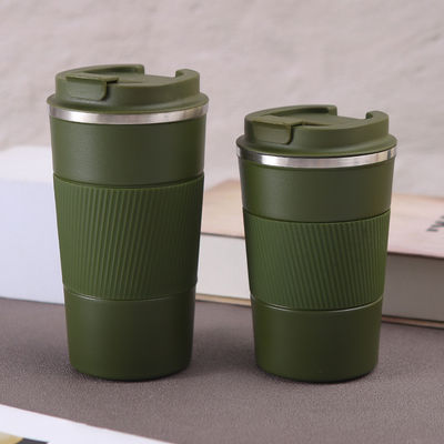 Roestvrij staal waterbeker met schroefdeksel 380ml 510ml Custom Logo Wide Mouth Coffee Mug