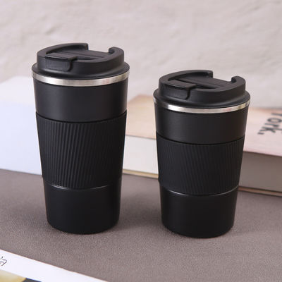 Roestvrij staal waterbeker met schroefdeksel 380ml 510ml Custom Logo Wide Mouth Coffee Mug