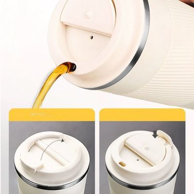 Draagbare 380 ml 510 ml vacuümgeïsoleerde tumbler thermosfles van roestvrij staal