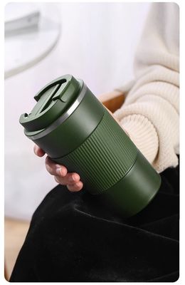 Draagbare 380 ml 510 ml vacuümgeïsoleerde tumbler thermosfles van roestvrij staal