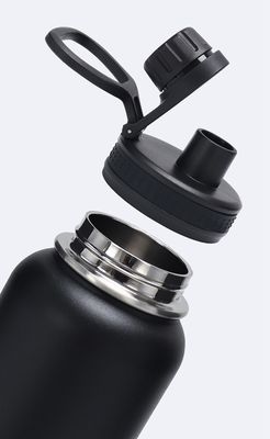 Rechte beker 32oz roestvrij staal vacuüm geïsoleerde fles dubbele wand met aangepast logo