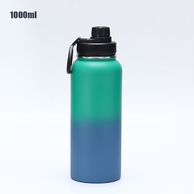 Rechte beker 32oz roestvrij staal vacuüm geïsoleerde fles dubbele wand met aangepast logo