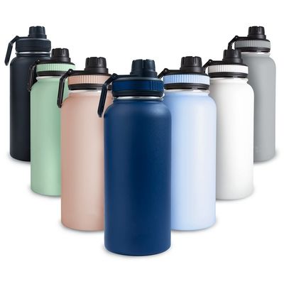 Vacuümflessen Thermosen 32OZ Customized Logo Roestvrij staal Dubbelwand Thermofles