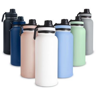 Vacuümflessen Thermosen 32OZ Customized Logo Roestvrij staal Dubbelwand Thermofles