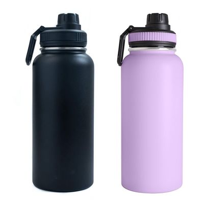 Alle toepasselijke mensen kunnen genieten van 32OZ roestvrij staal sportwaterfles met BPA-vrij deksel