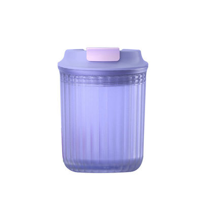 Herbruikbare plastic koffiebeker met deksel Duurzaam Tritan Dubbelwand waterfles