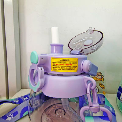 950 ml capaciteit Duurzame kinderen grote buik heldere Triran waterfles met stro