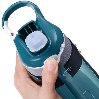 750 ml Fitness Protein Gym Shaker Fles met stro Tritan Voedsel Silicone Waterfles