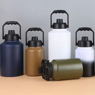 Houd drinken warm koud 24 uur 2L roestvrijstalen waterfles voor buitenreizen