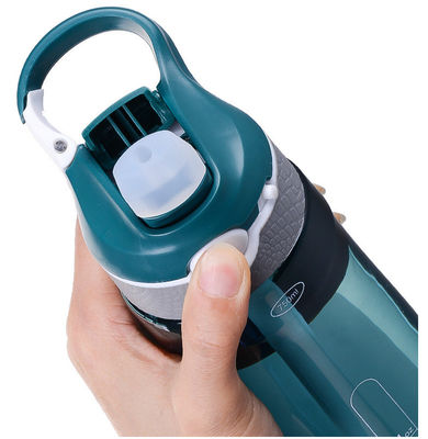 750 ml waterfles voor buitensportreizen met tijdmarker en Tritan Food Silicone