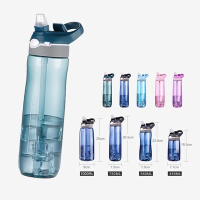 750 ml / 25 oz capaciteit Roze Tritan waterfles Duurzame keuze voor gymliefhebbers